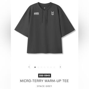 ASRV MICRO-TERRY WARM-UP TEE